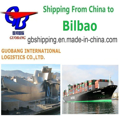 وقت العبور 30-60 يوماً خدمات الشحن من Guobang Ltd إلى Bilbao تسليم سريع وآمن